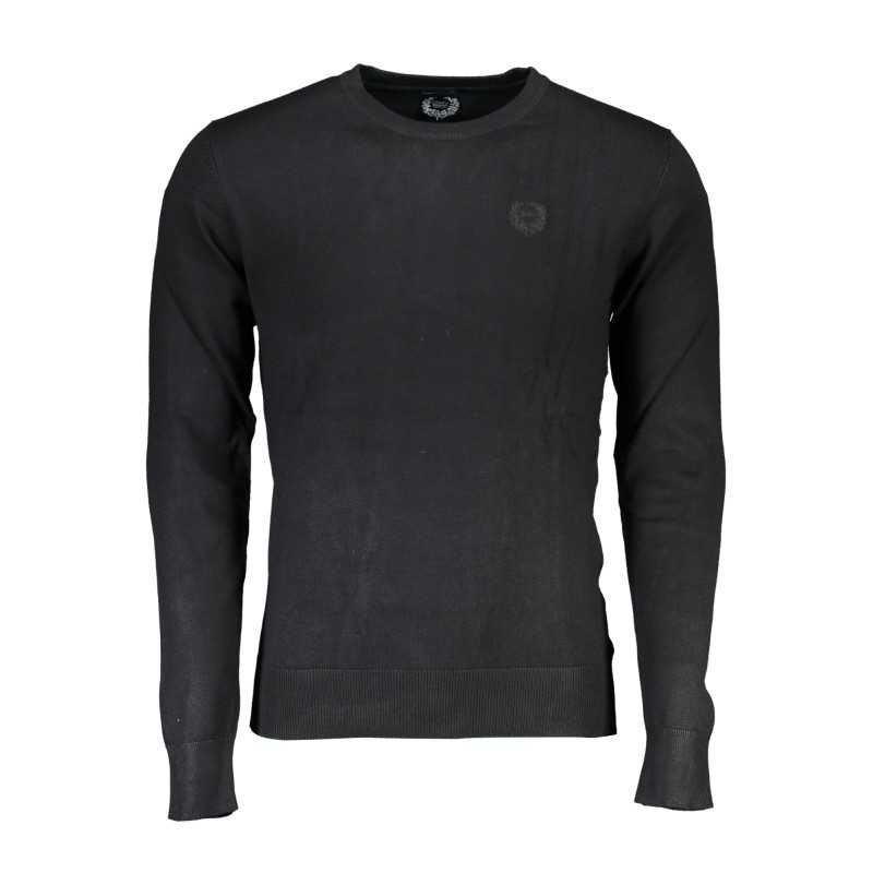 GIAN MARCO VENTURI MEN'S BLACK SWEATER