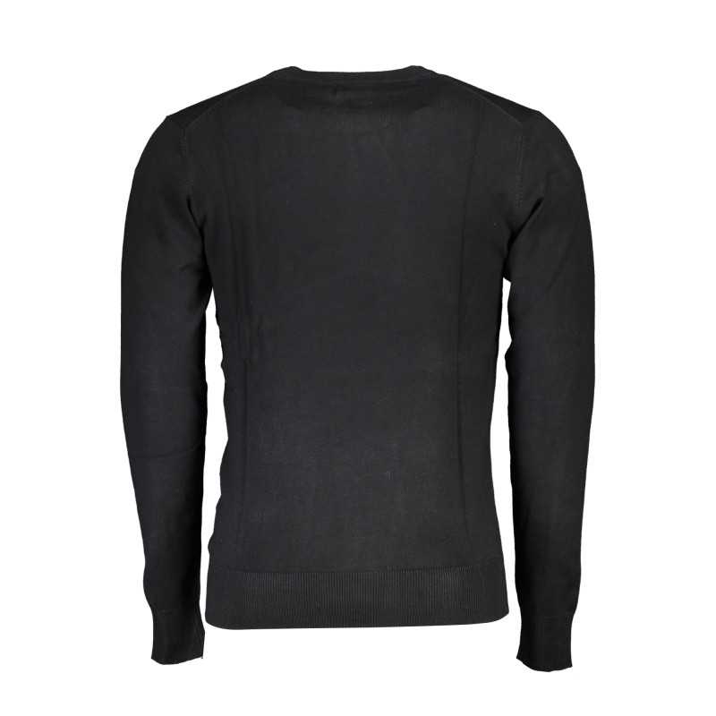 GIAN MARCO VENTURI MEN'S BLACK SWEATER