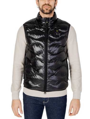 Blauer Gilet Man