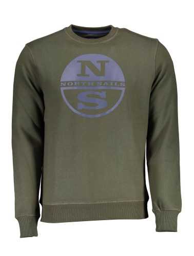 NORTH SAILS SWEATSHIRT WITHOUT ZIP MAN GREEN