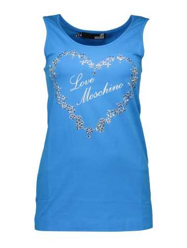 LOVE MOSCHINO CANOTTA DONNA BLU