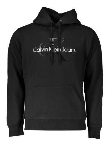 CALVIN KLEIN FELPA SENZA ZIP UOMO NERO