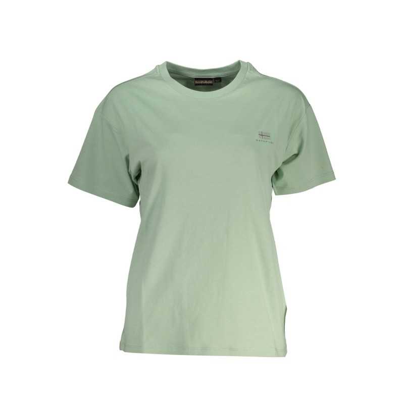 NAPAPIJRI T-SHIRT MANICHE CORTE DONNA VERDE