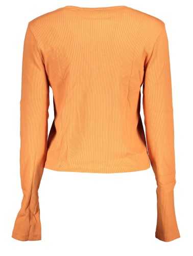 CALVIN KLEIN T-SHIRT MANICHE LUNGHE DONNA ARANCIO