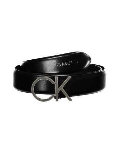 CALVIN KLEIN CINTURA IN PELLE UOMO NERO