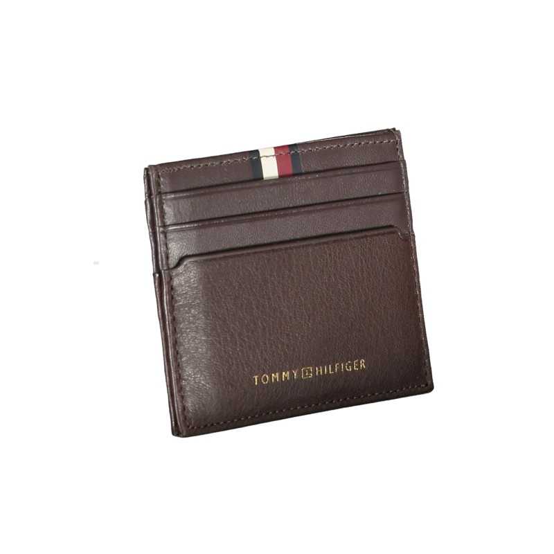 TOMMY HILFIGER PORTAFOGLIO UOMO MARRONE