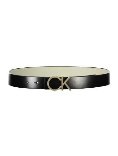 CALVIN KLEIN CINTURA IN PELLE DONNA NERO