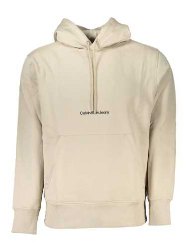 CALVIN KLEIN FELPA SENZA ZIP UOMO BEIGE