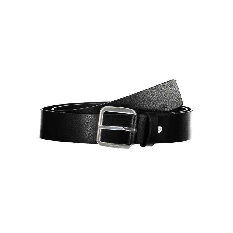 CALVIN KLEIN CINTURA IN PELLE UOMO NERO