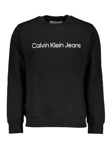 CALVIN KLEIN FELPA SENZA ZIP UOMO NERO