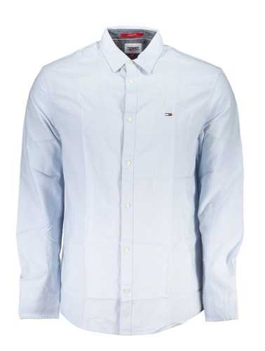 TOMMY HILFIGER CAMICIA MANICHE LUNGHE UOMO AZZURRO