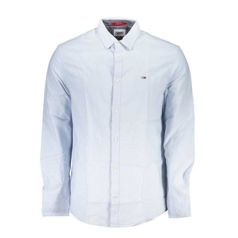 TOMMY HILFIGER CAMICIA MANICHE LUNGHE UOMO AZZURRO