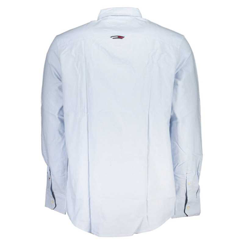 TOMMY HILFIGER CAMICIA MANICHE LUNGHE UOMO AZZURRO