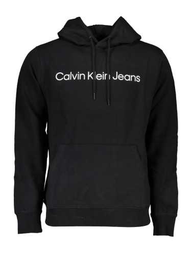 CALVIN KLEIN FELPA SENZA ZIP UOMO NERO