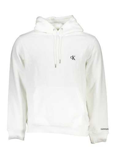 CALVIN KLEIN FELPA SENZA ZIP UOMO BIANCO