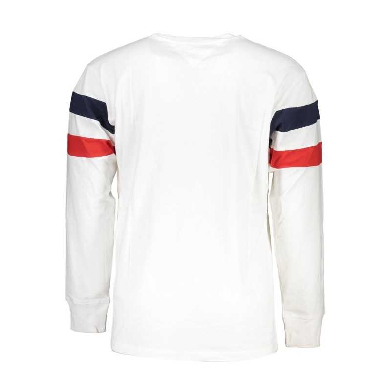 TOMMY HILFIGER T-SHIRT MANICHE LUNGHE UOMO BIANCO