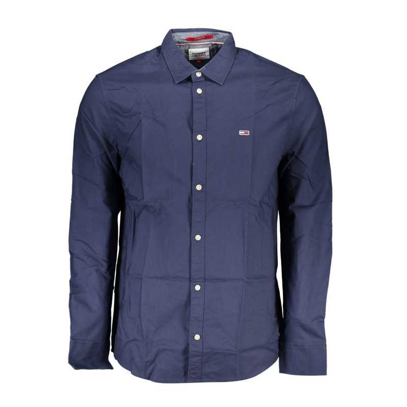 TOMMY HILFIGER CAMICIA MANICHE LUNGHE UOMO BLU