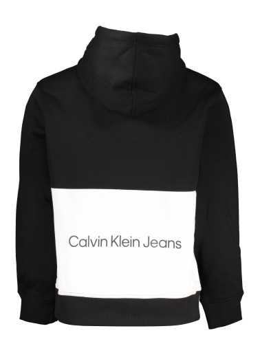 CALVIN KLEIN FELPA SENZA ZIP UOMO NERO