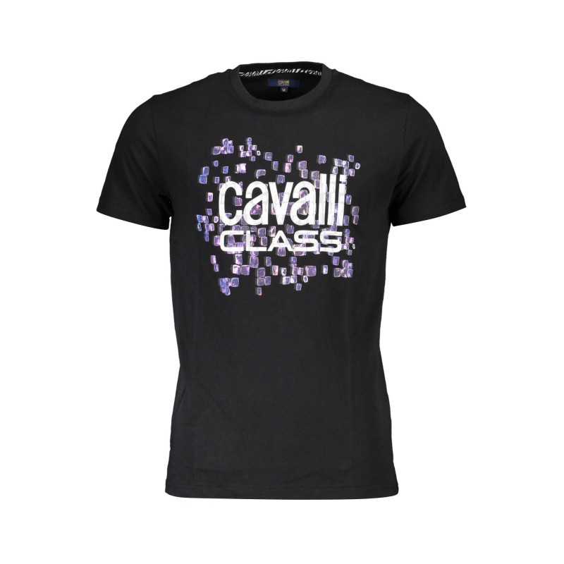 CAVALLI CLASS T-SHIRT MANICHE CORTE UOMO NERO