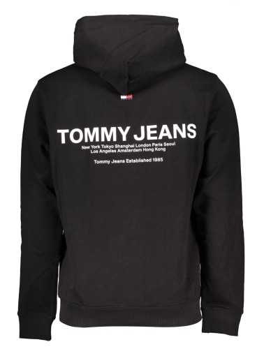 TOMMY HILFIGER FELPA SENZA ZIP UOMO NERO