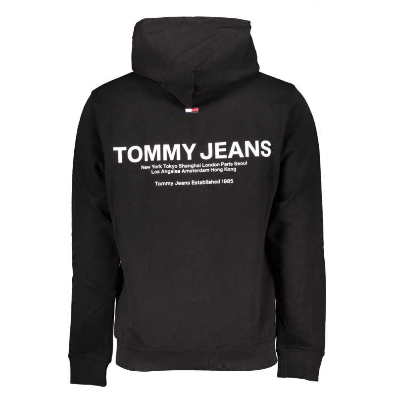 TOMMY HILFIGER FELPA SENZA ZIP UOMO NERO