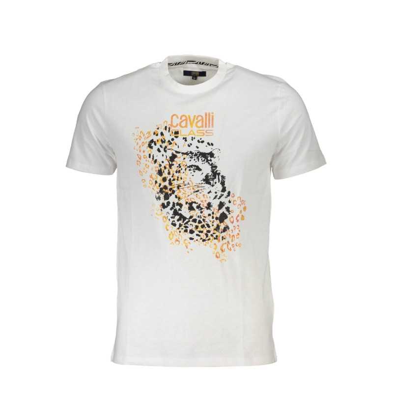 CAVALLI CLASS T-SHIRT MANICHE CORTE UOMO BIANCO