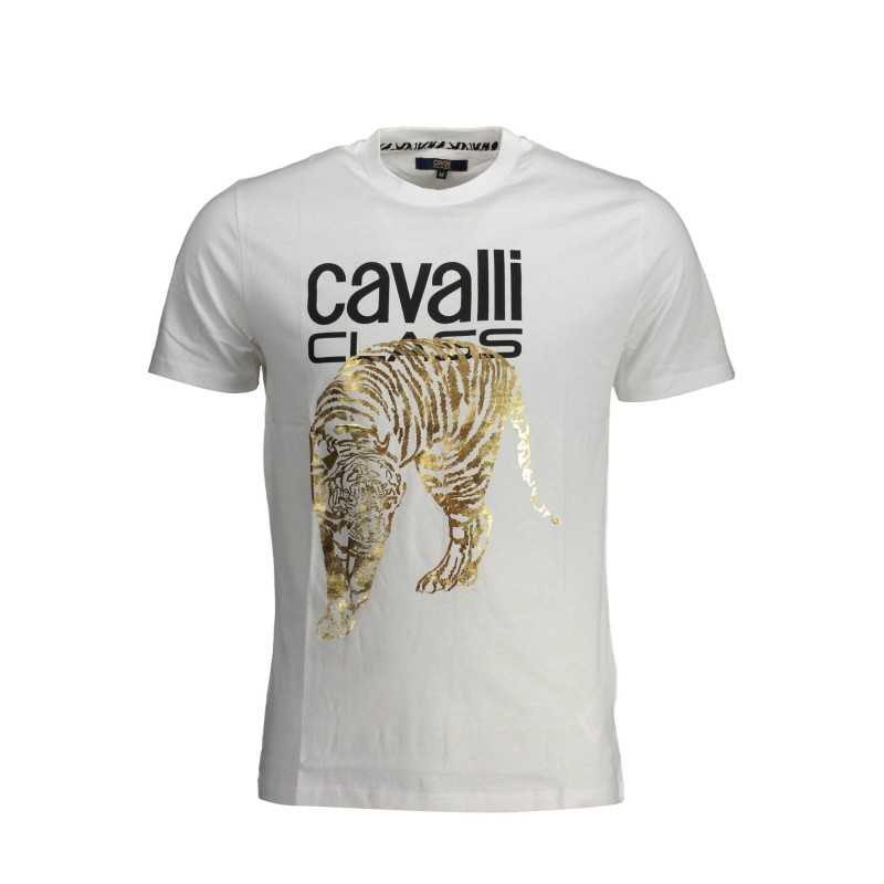 CAVALLI CLASS T-SHIRT MANICHE CORTE UOMO BIANCO