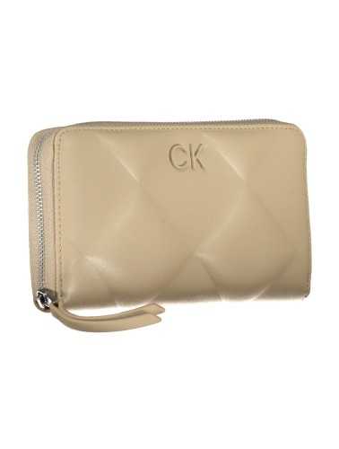 CALVIN KLEIN PORTAFOGLIO DONNA BEIGE