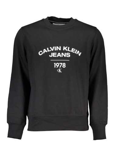 CALVIN KLEIN FELPA SENZA ZIP UOMO NERO