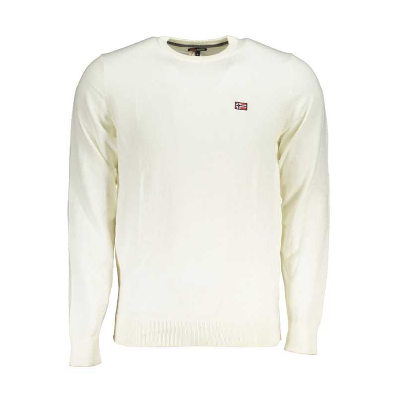 NORWAY 1963 MAGLIA UOMO BIANCO