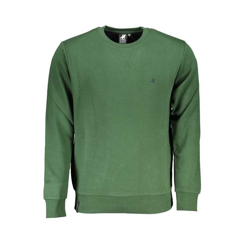 U.S. GRAND POLO FELPA SENZA ZIP UOMO VERDE