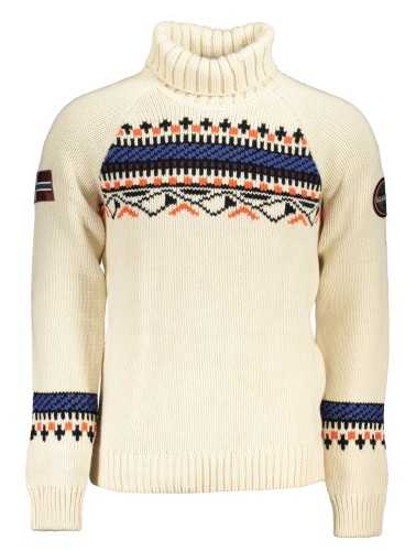 NAPAPIJRI MAGLIONE UOMO BEIGE