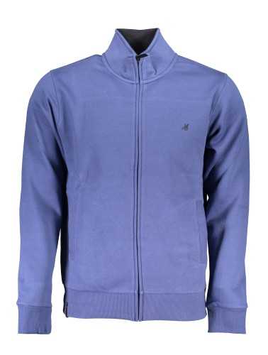 U.S. GRAND POLO FELPA CON ZIP UOMO BLU