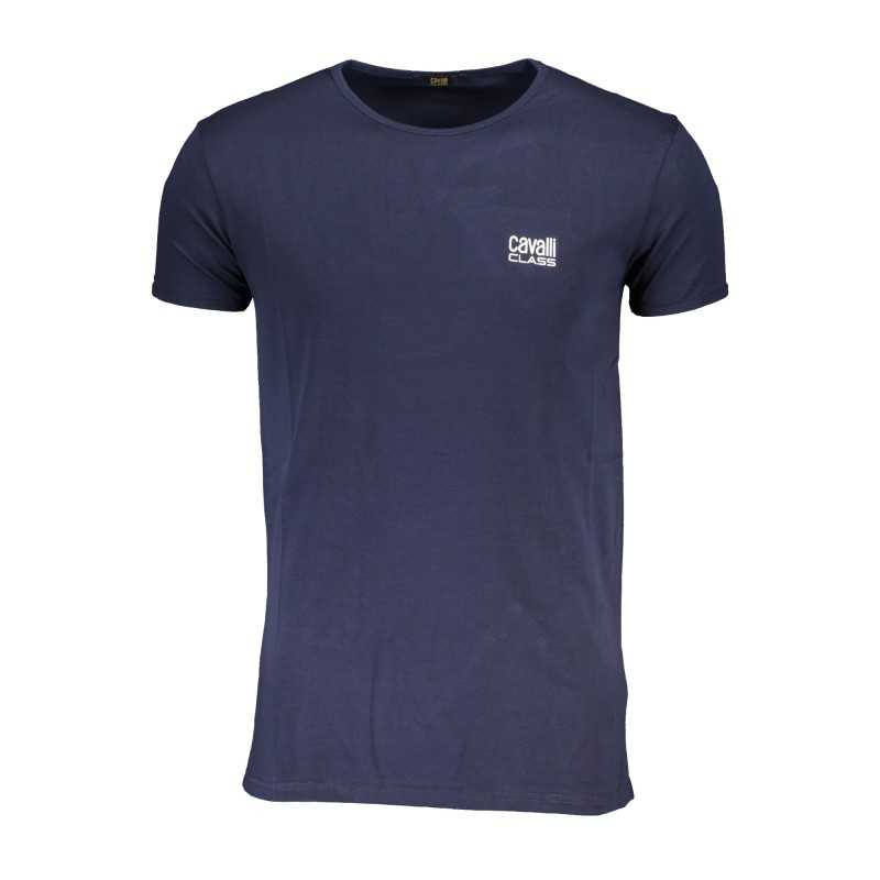 CAVALLI CLASS T-SHIRT MANICHE CORTE UOMO BLU