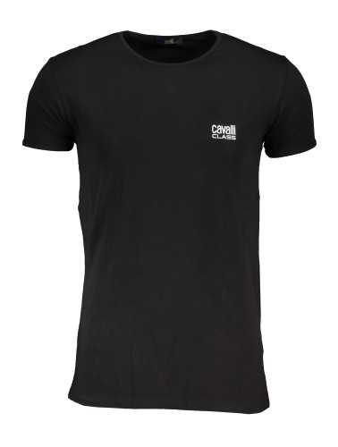 CAVALLI CLASS T-SHIRT MANICHE CORTE UOMO NERO