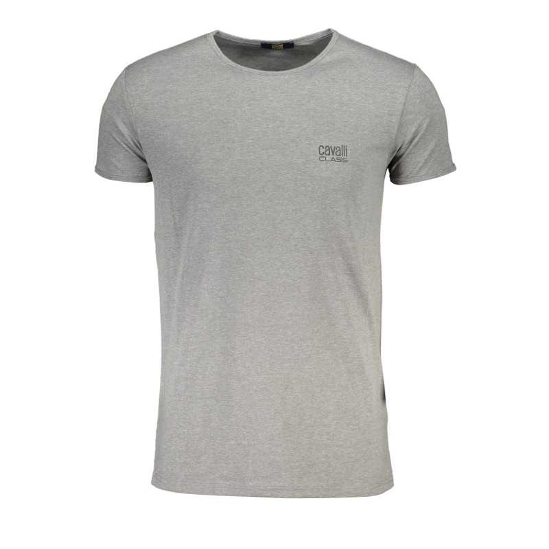 CAVALLI CLASS T-SHIRT MANICHE CORTE UOMO GRIGIO