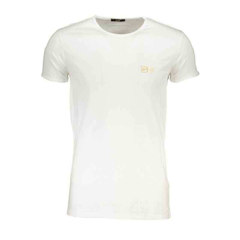 CAVALLI CLASS T-SHIRT MANICHE CORTE UOMO BIANCO