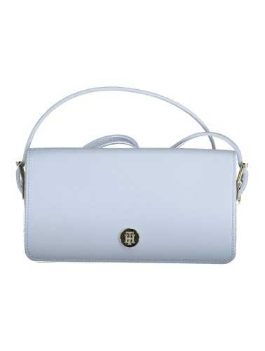 TOMMY HILFIGER LIGHT BLUE WOMAN SHOULDER BAG