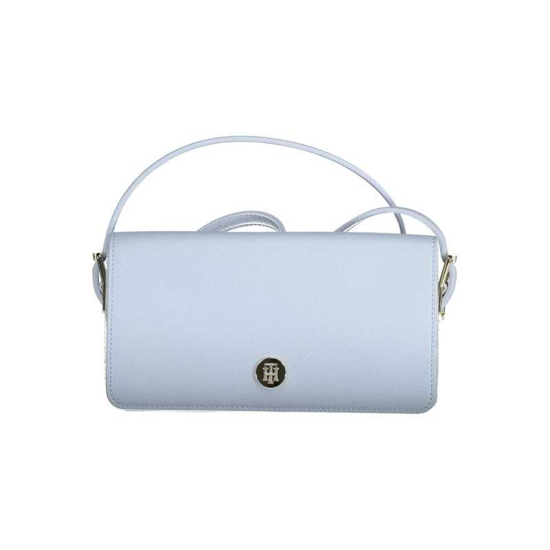 TOMMY HILFIGER LIGHT BLUE WOMAN SHOULDER BAG