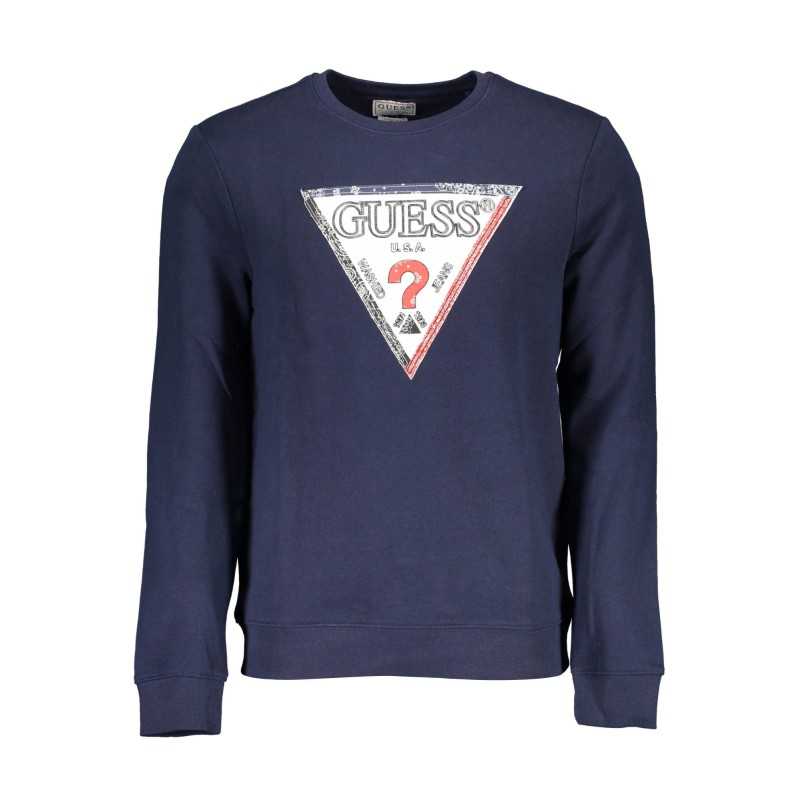 GUESS JEANS SWEATSHIRT WITHOUT ZIP MAN BLUE