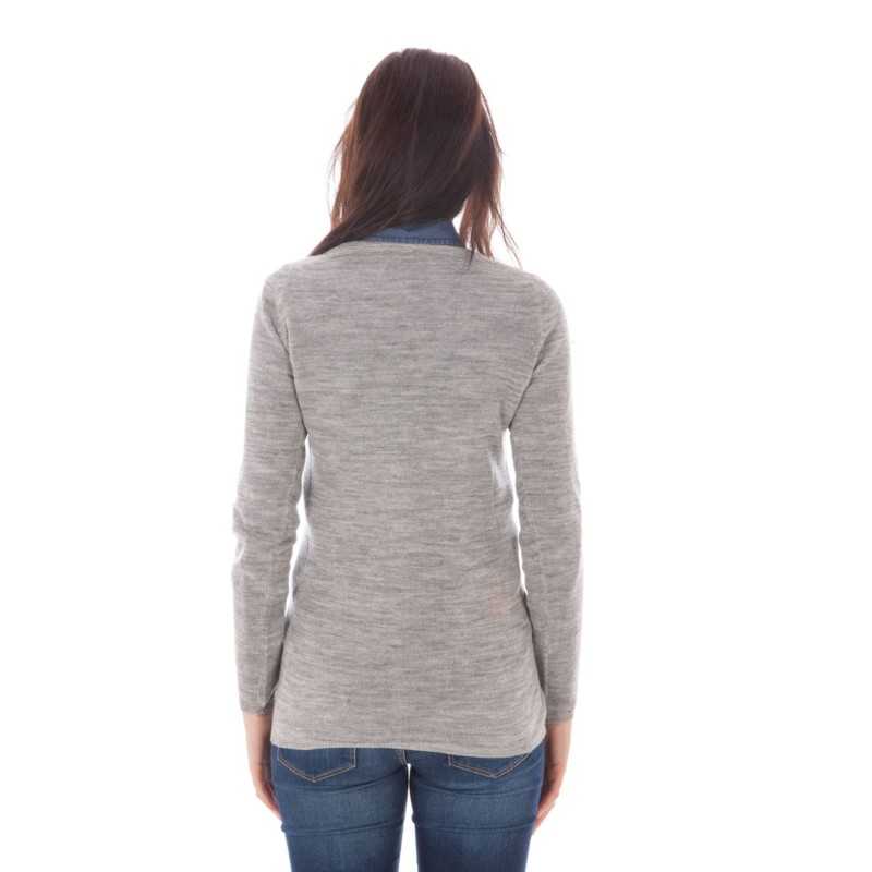 FRED PERRY GRAY WOMAN CARDIGAN