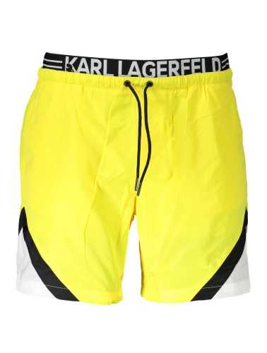 KARL LAGERFELD BEACHWEAR COSTUME PARTS UNDER MAN YELLOW