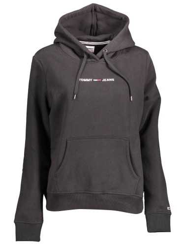 TOMMY HILFIGER SWEATSHIRT WITHOUT ZIP WOMAN BLACK