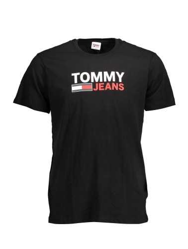 TOMMY HILFIGER T-SHIRT MANICHE CORTE UOMO NERO