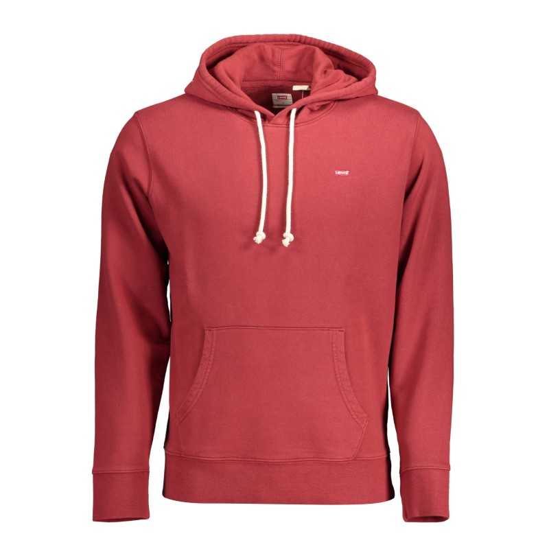 LEVI'S FELPA SENZA ZIP UOMO ROSSO