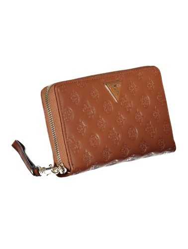 GUESS JEANS WALLET WOMAN BROWN