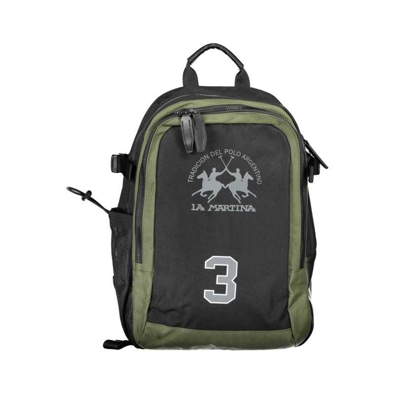 LA MARTINA BLACK MAN BACKPACK