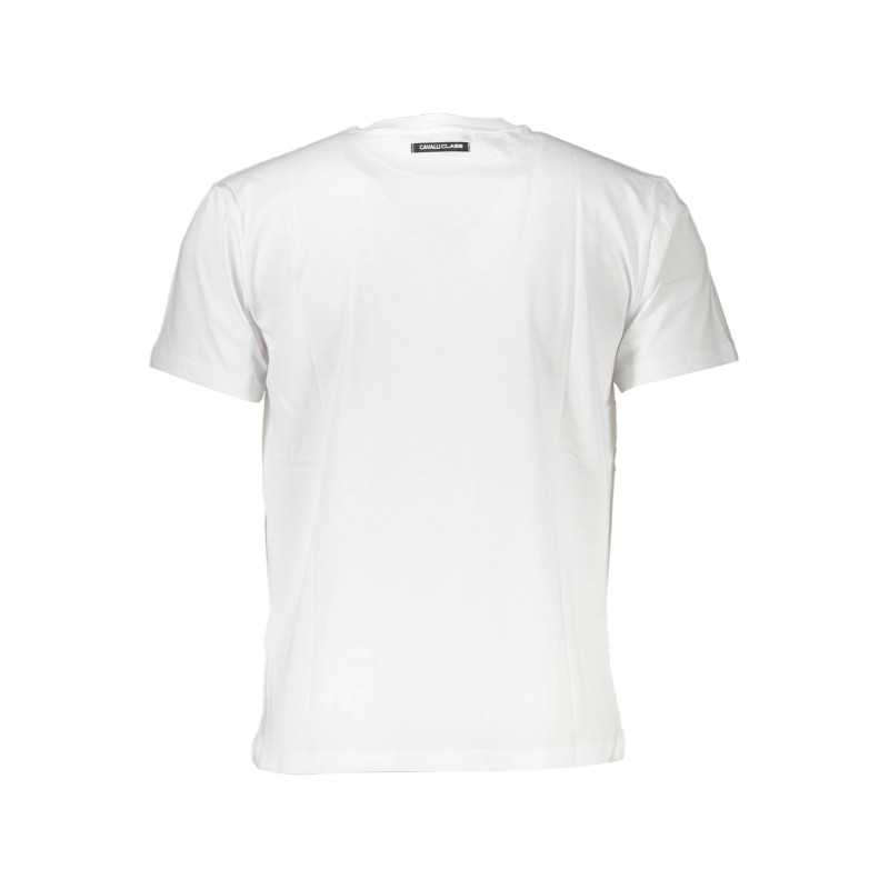 CAVALLI CLASS T-SHIRT MANICHE CORTE UOMO BIANCO