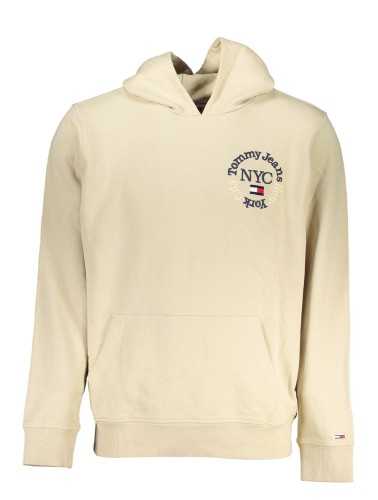 TOMMY HILFIGER FELPA SENZA ZIP UOMO BEIGE