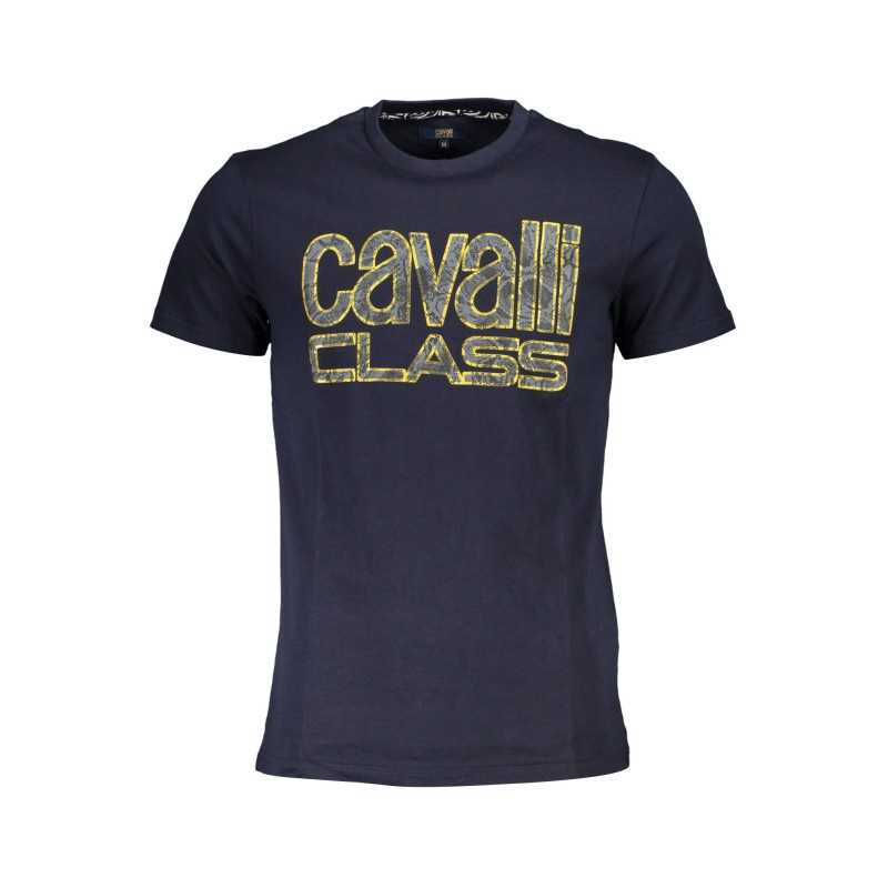 CAVALLI CLASS T-SHIRT MANICHE CORTE UOMO BLU